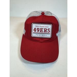 san francisco 49ers Trucker Mesh Hat Red Football NFL Baseball Cap